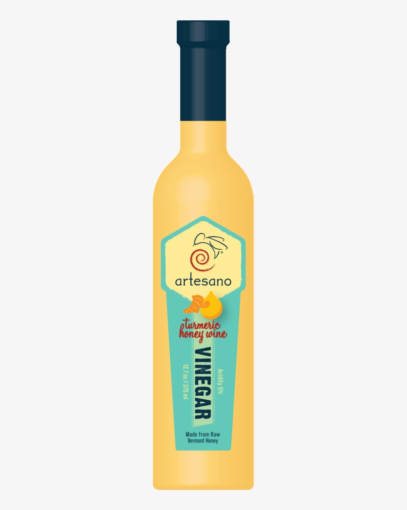 Turmeric Mead Vinegar 375ml, transparent png #1363780