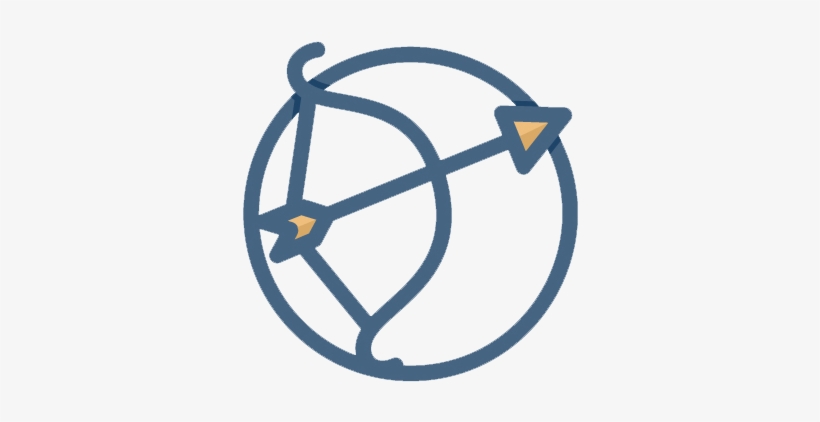 Sagittarius Zodiac Star Sign The Ancient Symbol - Sagittarius, transparent png #1364031