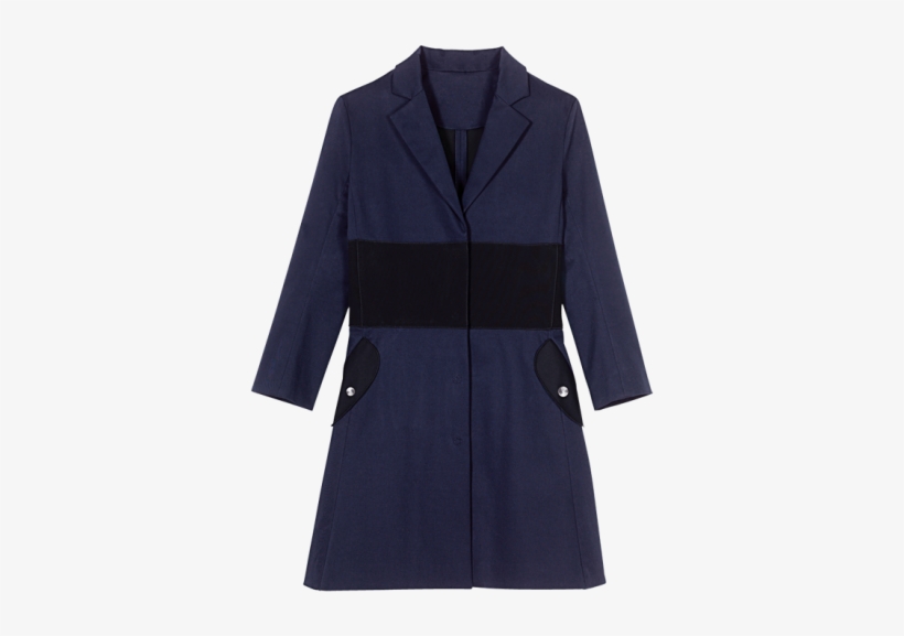 17 Jan - Navy Casentino Ulster Coat, transparent png #1364034