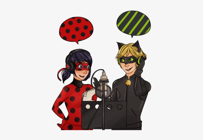 Default Tumblr Static - Ladybug And Catnoir, transparent png #1364087