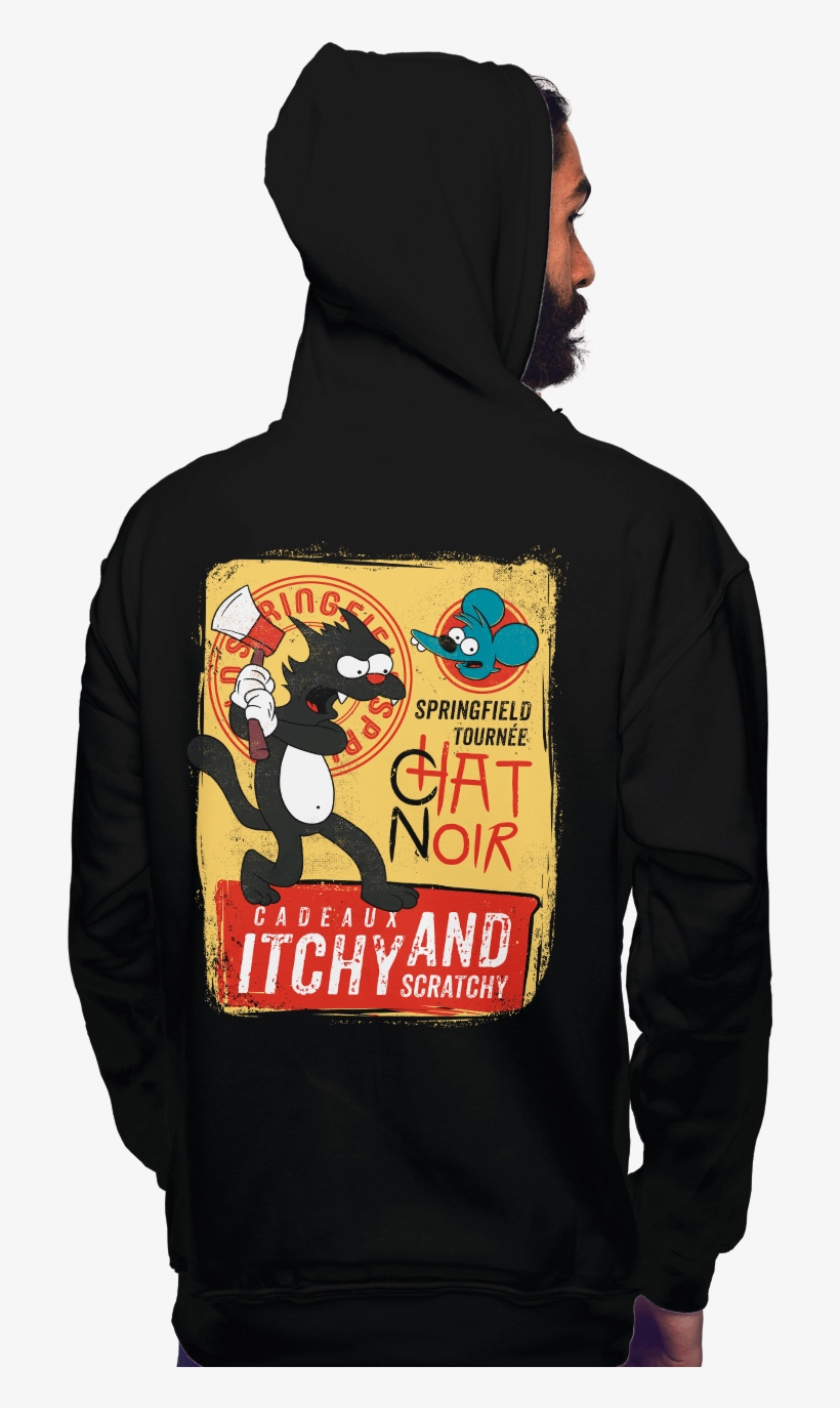 Le Chat Noir - Hoodie, transparent png #1364119