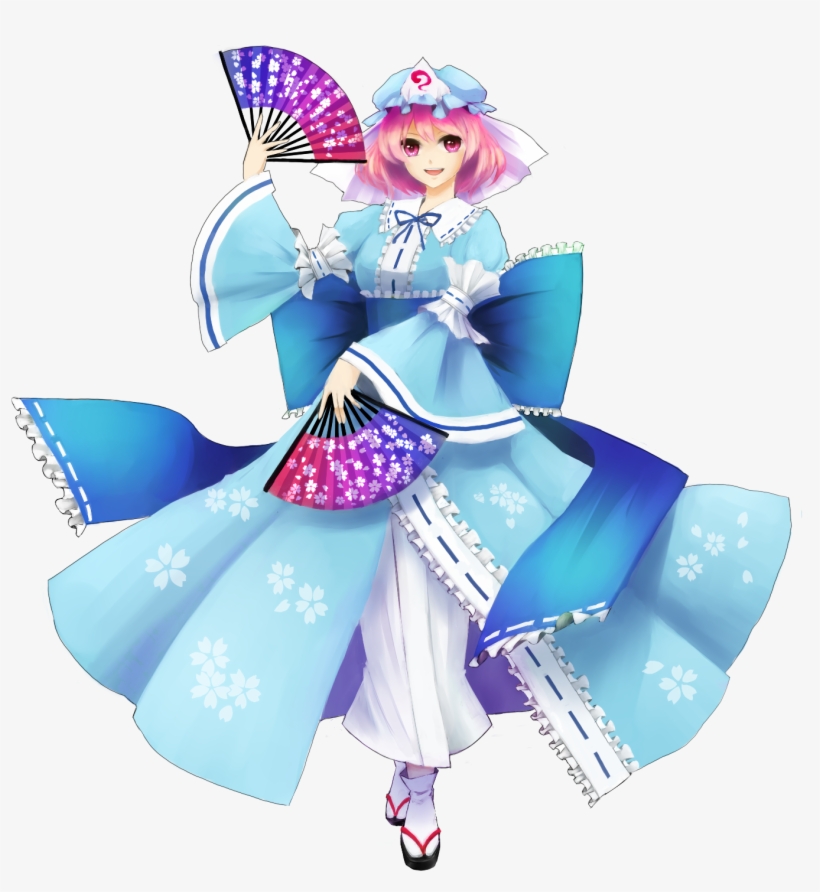 Download Png - Transparent Touhou Yuyuko Saigyouji, transparent png #1364249