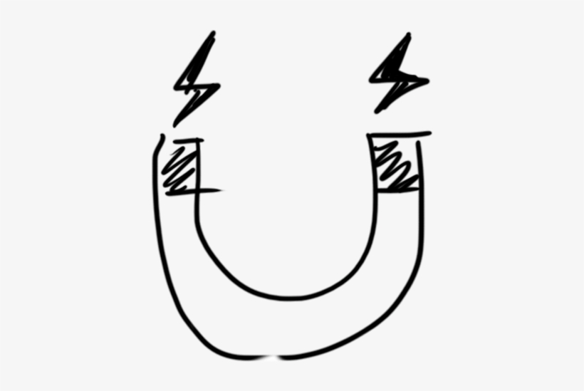 Magnet-b - Line Art, transparent png #1365120
