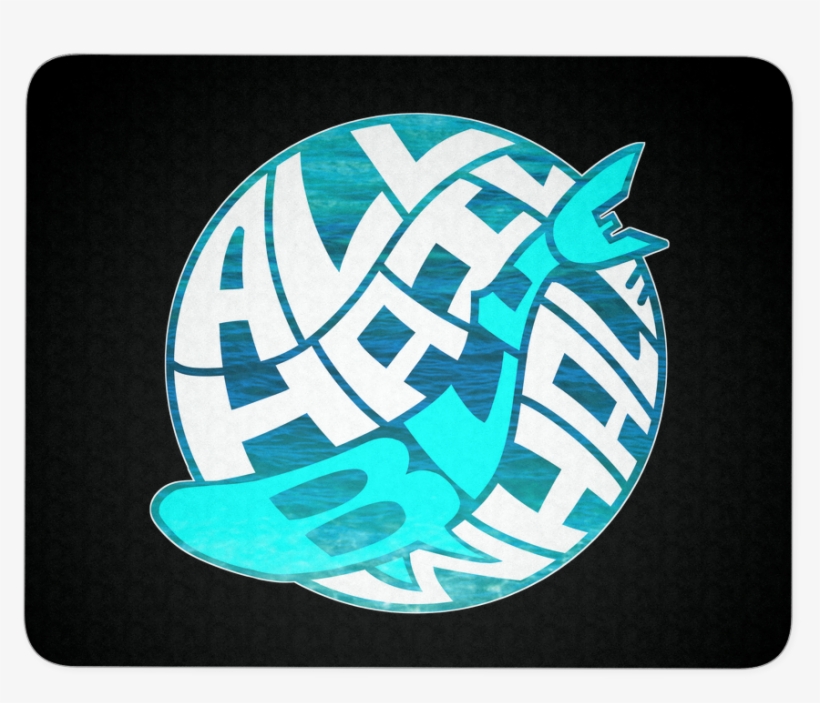 All Hail Blue Whale Mousepad - Whales, transparent png #1365334