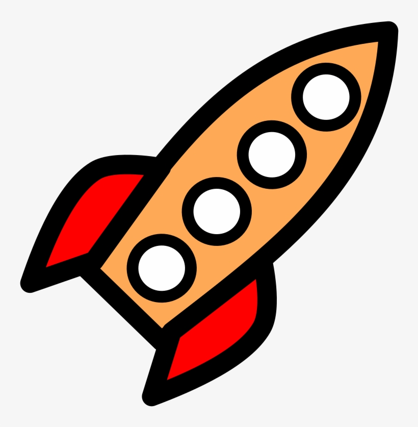 Four Window Rocket Clip Art At Clker - Rocket Ship Clip Art, transparent png #1365930