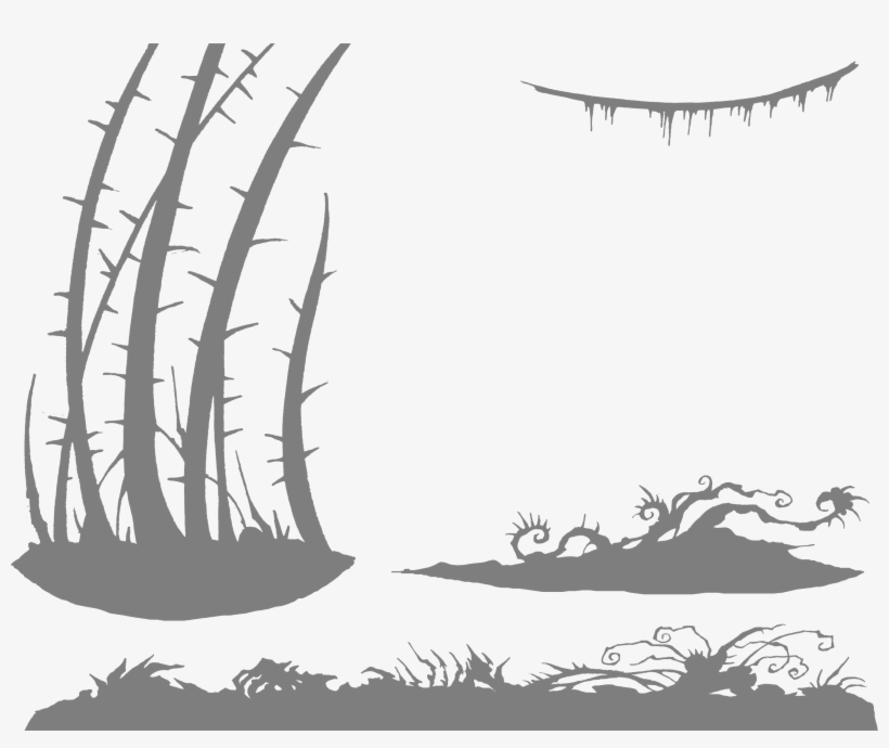 20 Jul 2010 - Swamp Black And White Clipart Png, transparent png #1365951