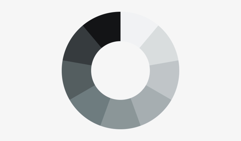 Viget Gray Wheel - Color Wheel Of Gray, transparent png #1366143