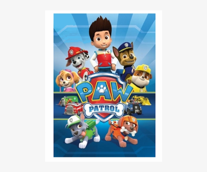Paw Patrol Rectangle - Paw Patrol, transparent png #1366193