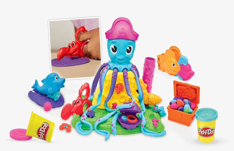 Graphic Freeuse Stock Doh Sets Arts And Crafts - Play Doh Cranky The Octopus, transparent png #1366580
