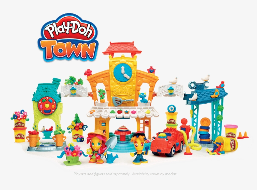 Play Doh - 3 In 1 Town Center /toys (gadgets), transparent png #1366832