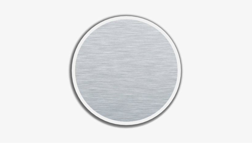 Brushed Aluminium - New - Circle, transparent png #1366837