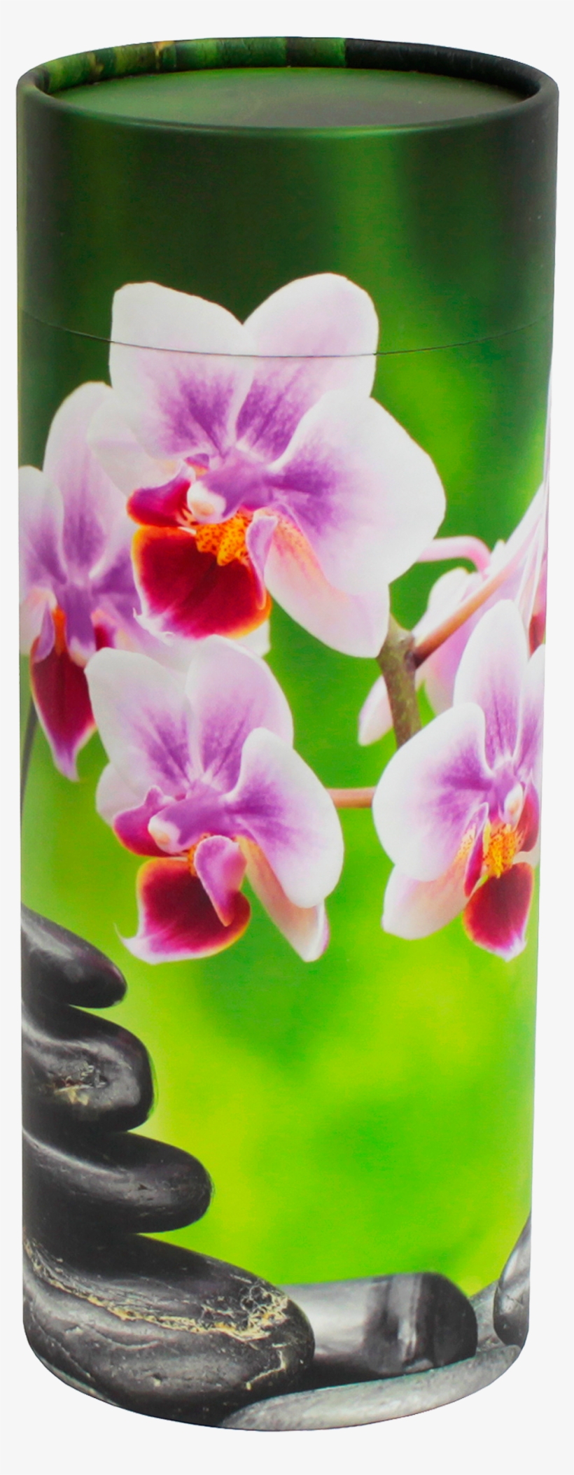 Creative Art - Purple Orchid Flower With Bamboo Stone, transparent png #1367031