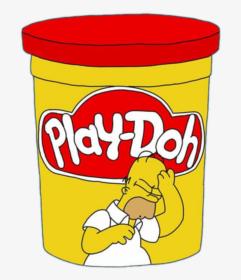 Playdoh Homer Homersimpson Kidtoy - Play Doh, transparent png #1367370