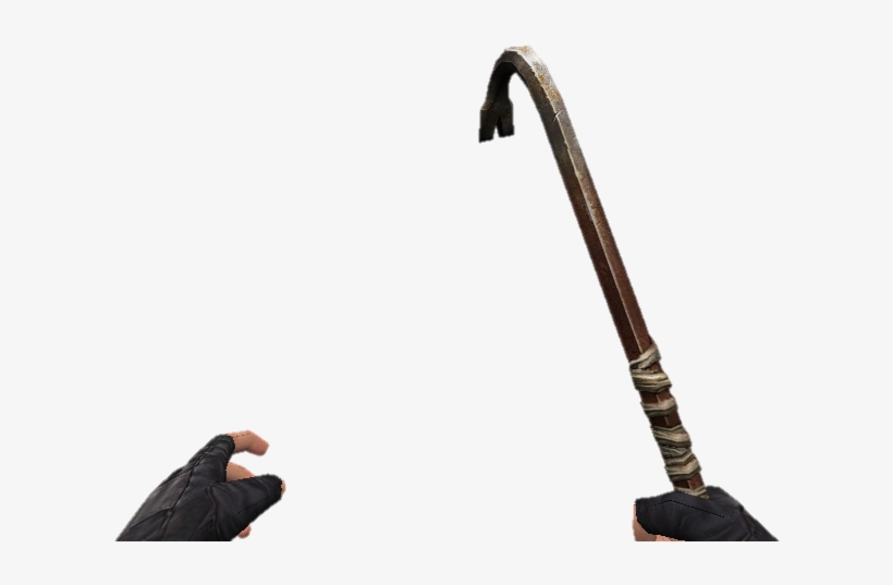 Crowbar Viewmodel - Half Life Crowbar Viewmodel, transparent png #1367542