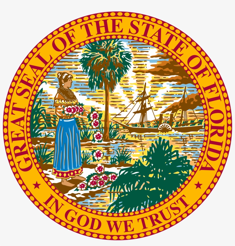 Fl Cliparts - Florida Seal, transparent png #1368051