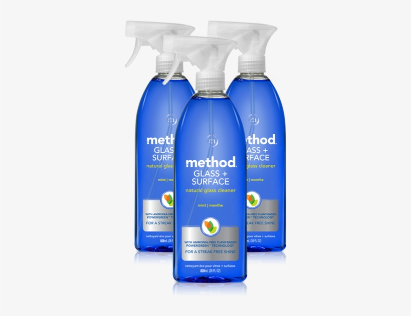 Method Products Mint Glass/surface Cleaner, 28 Oz,, transparent png #1368520