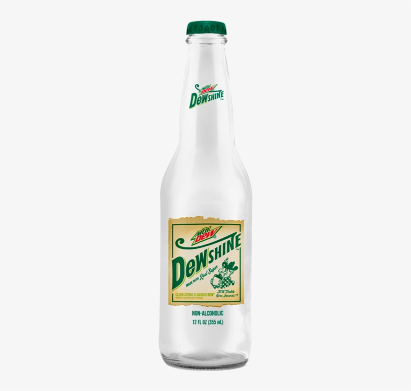 Dew Shine 12 - Mountain Dew Dewshine Soda 25 Fl. Oz. Bottle, transparent png #1368862