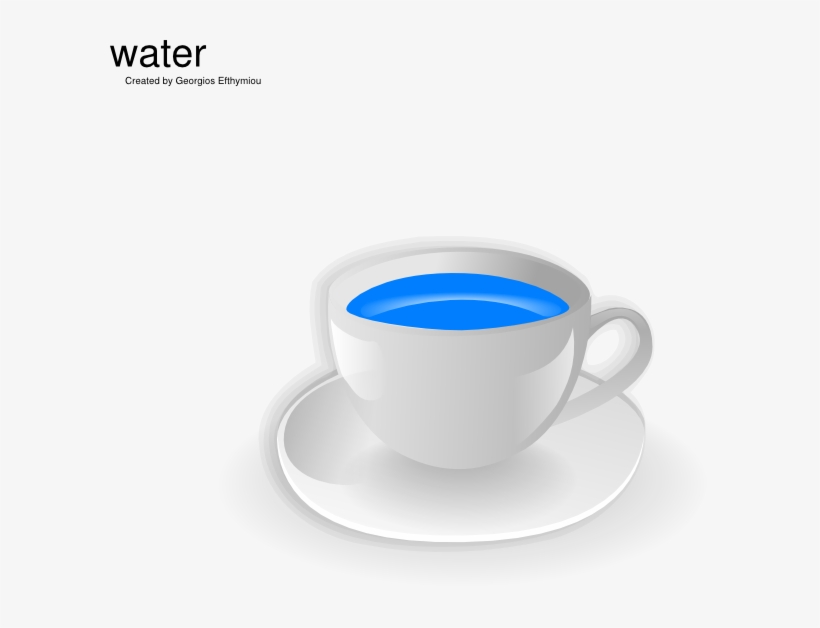 Cup Of Water Clip Art - 1 Cup Of Water Clipart, transparent png #1368931