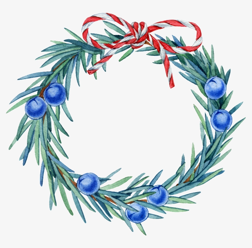 Hand Painted Christmas Grass Circle Png Transparent - Christmas Day, transparent png #1368958