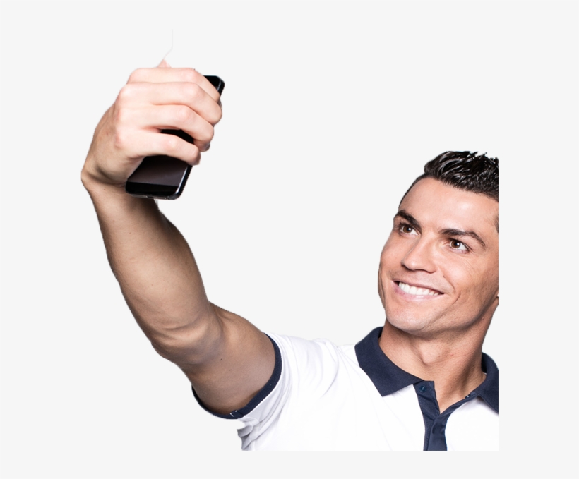 Ronaldo - Cristiano Ronaldo Taking Selfie, transparent png #1368979