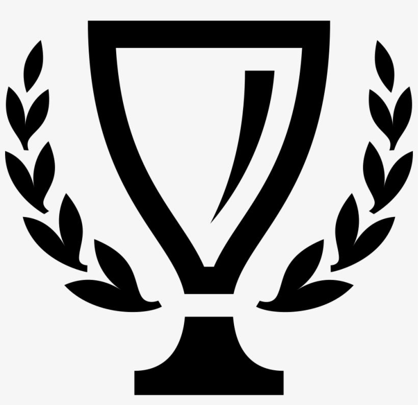 Png File - Trophy White Icon Png, transparent png #1369383