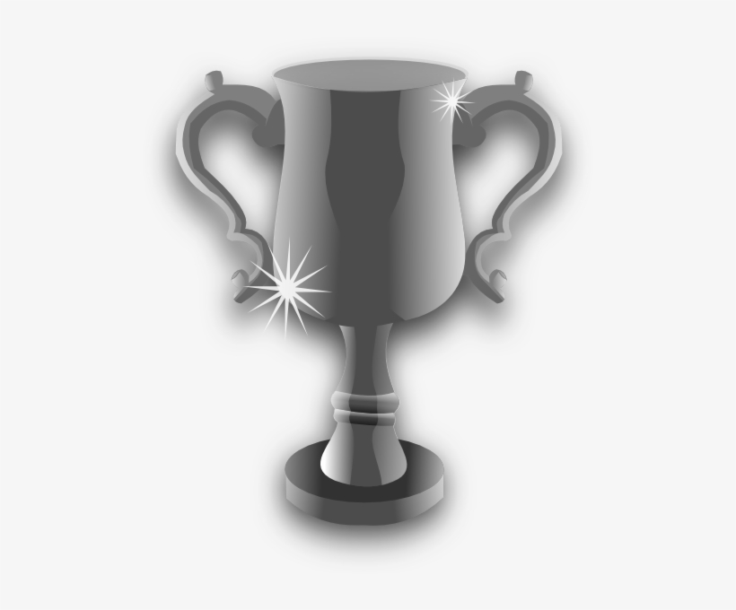 Trophy Clip Art At Clker - Trophy Silver Vector Png, transparent png #1369753