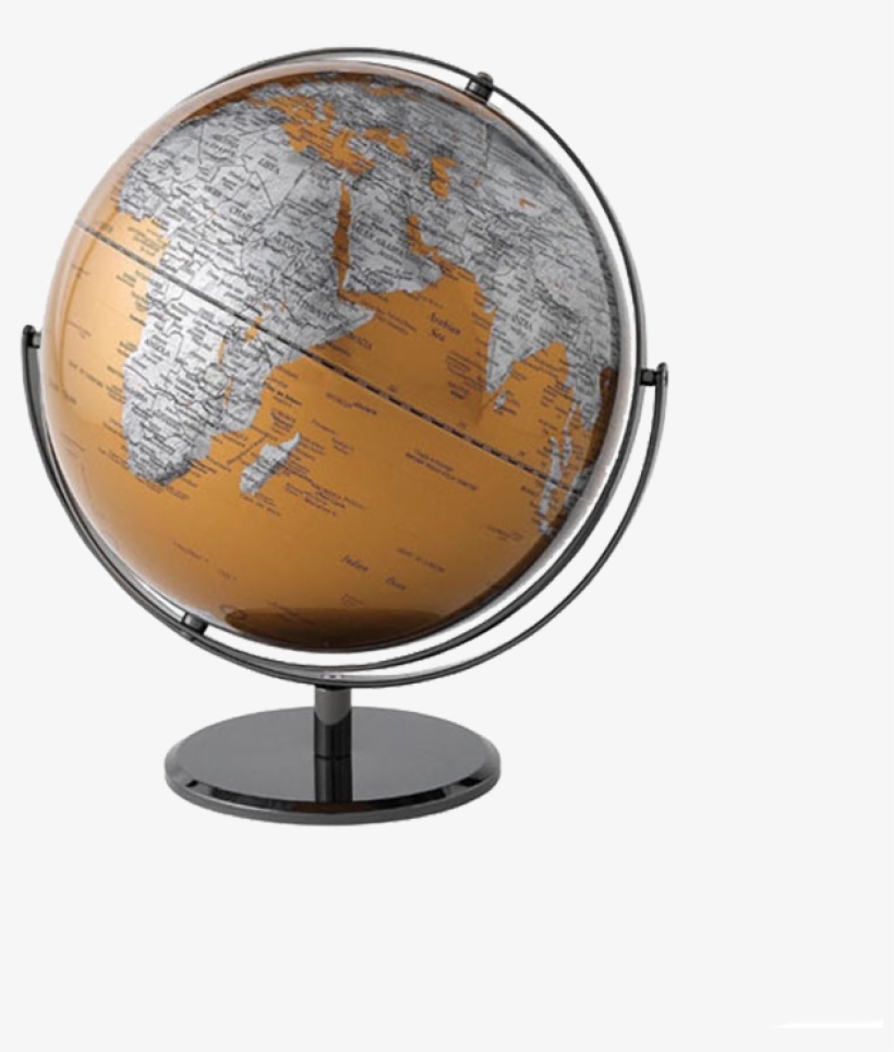 Gold Globe 30cm, transparent png #1369972