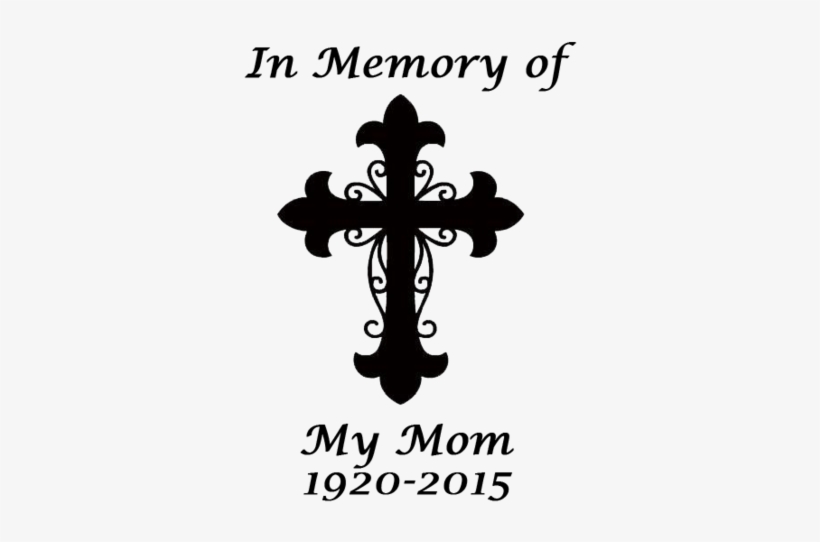 Cross Loving Memory - Gold Cross Patch, transparent png #1370461