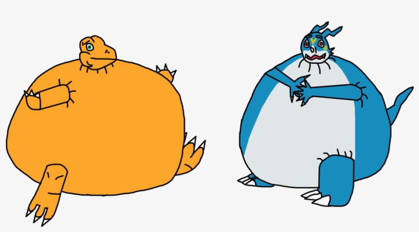 Agumon And Veemon - Veemon, transparent png #1370584