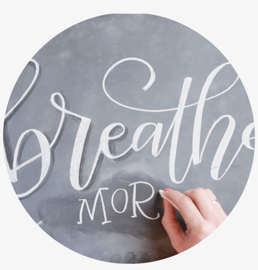 Take Your Lettering Skills To The Next Level With This - Black Chalk, transparent png #1370599
