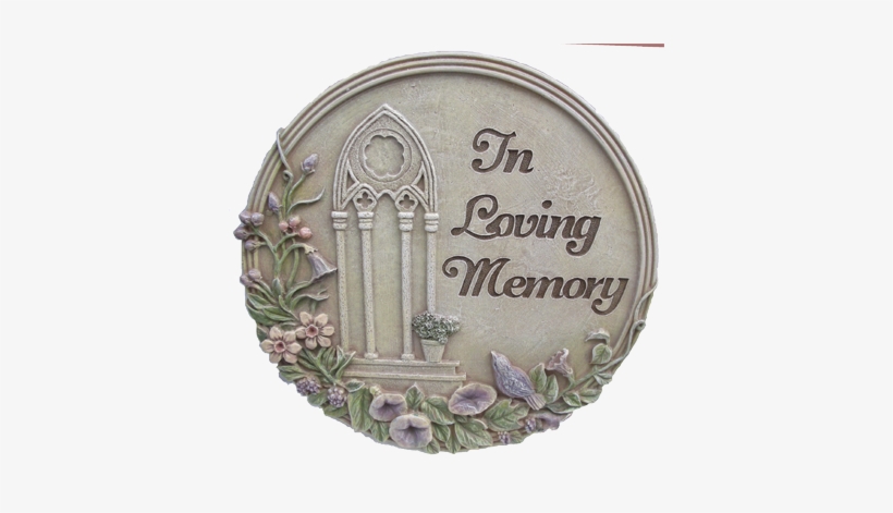 In Loving Memory Stepping Stone 11" Circle - Badge, transparent png #1371075