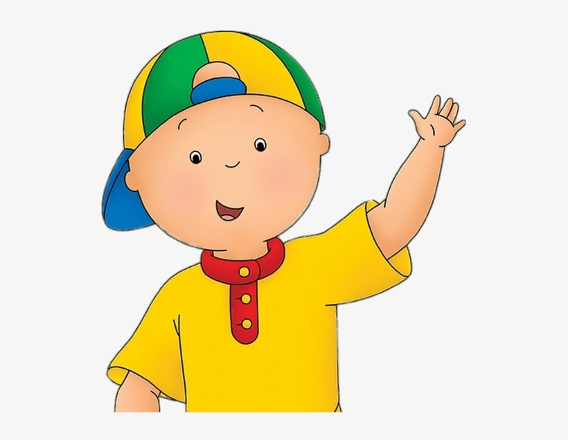 Caillou Waving - Caillou Hd, transparent png #1371232