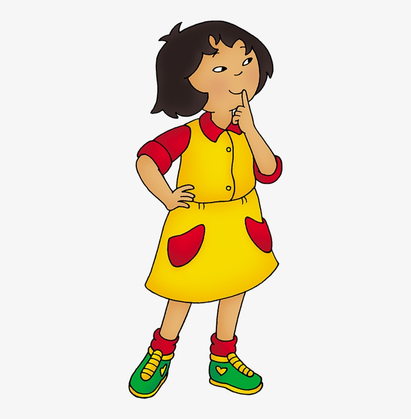 Caillou Personajes Sarah - Caillou Sarah, transparent png #1371384