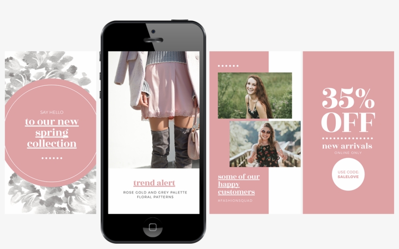 Free Instagram Stories Templates For Your Retail Store - Instagram Stories Swipe Up Template, transparent png #1371617