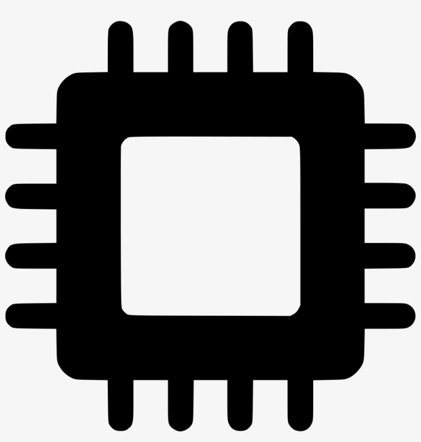 Microchip Vector Modern - Artificial Intelligence Icon Png, transparent png #1371756