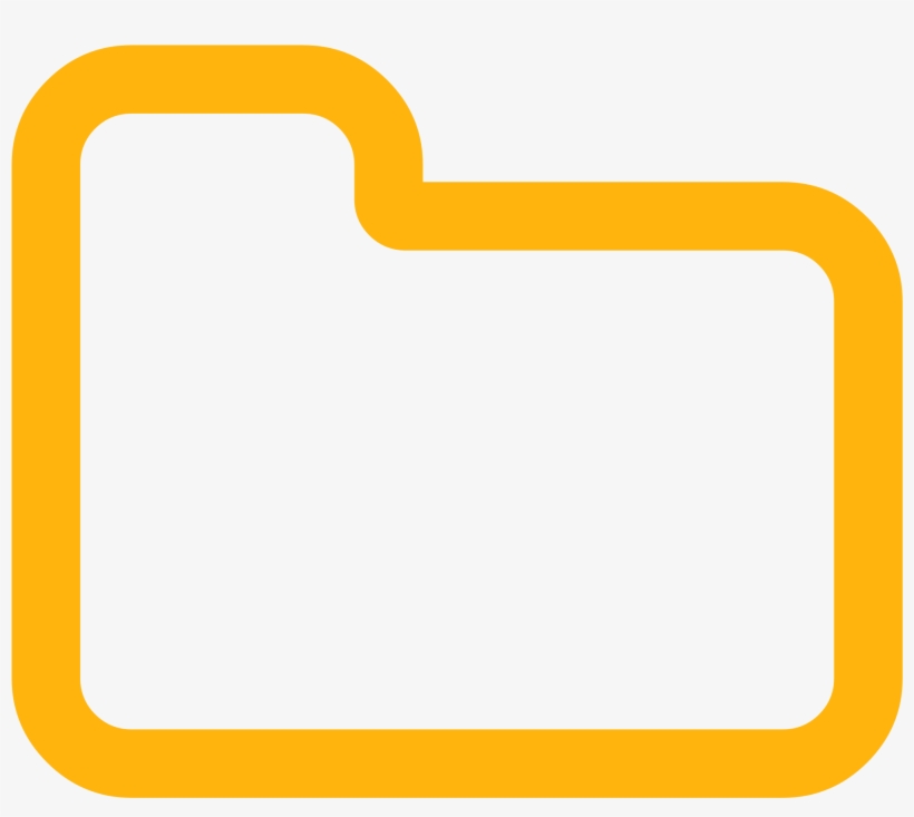 Folder Close Alt Font Awesome Yellow - Font Awesome, transparent png #1372233