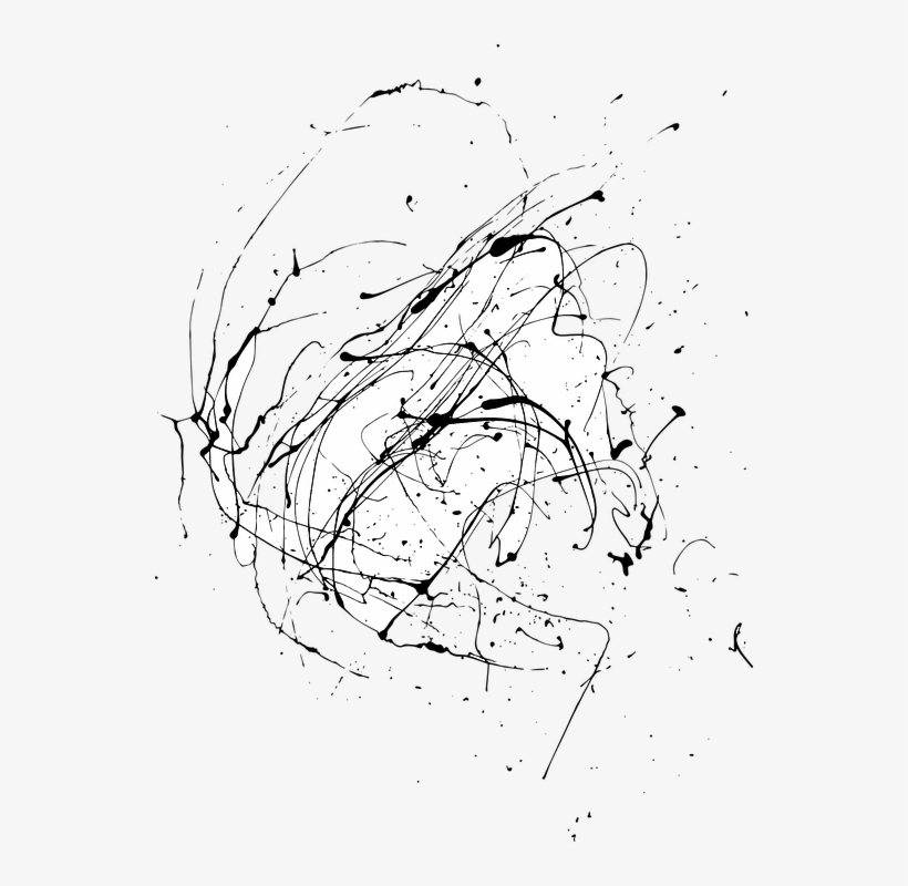 Image Result For Ink Drop Painting Skectch Vector Art - Abstract Art, transparent png #1372699