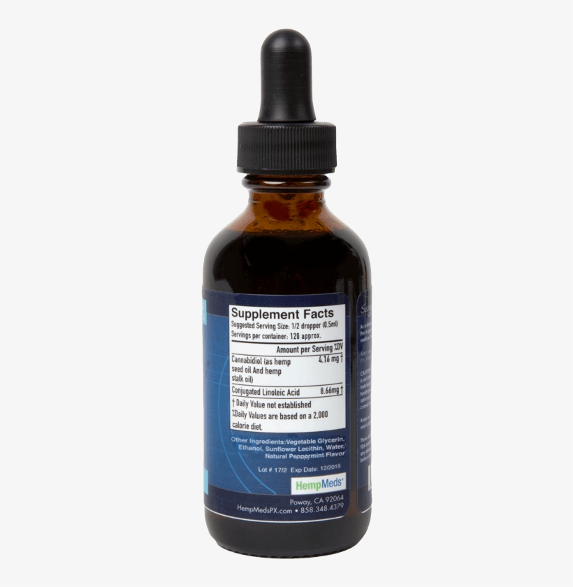 2oz Cbd Hemp Oil Drops - Cannabidiol, transparent png #1372819