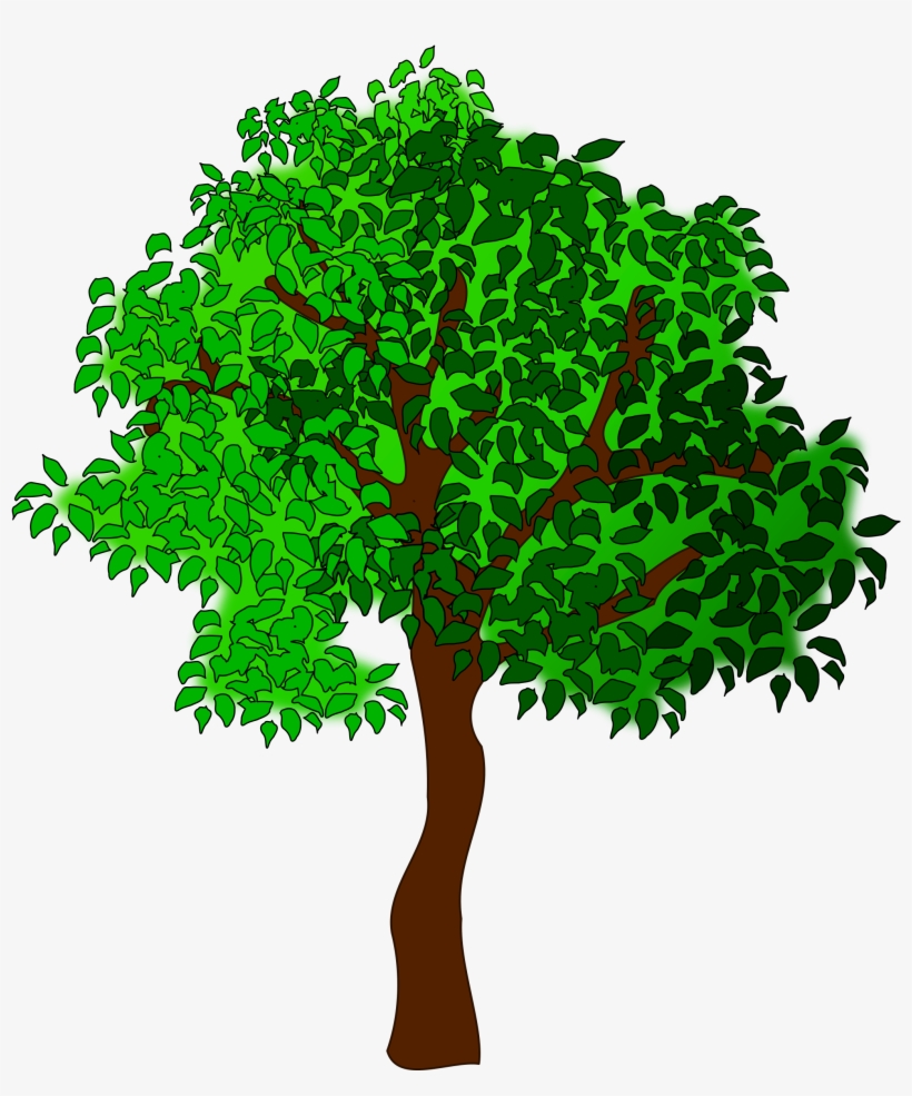 Clipart Tree Big Image - Summer Tree Clipart, transparent png #1373212