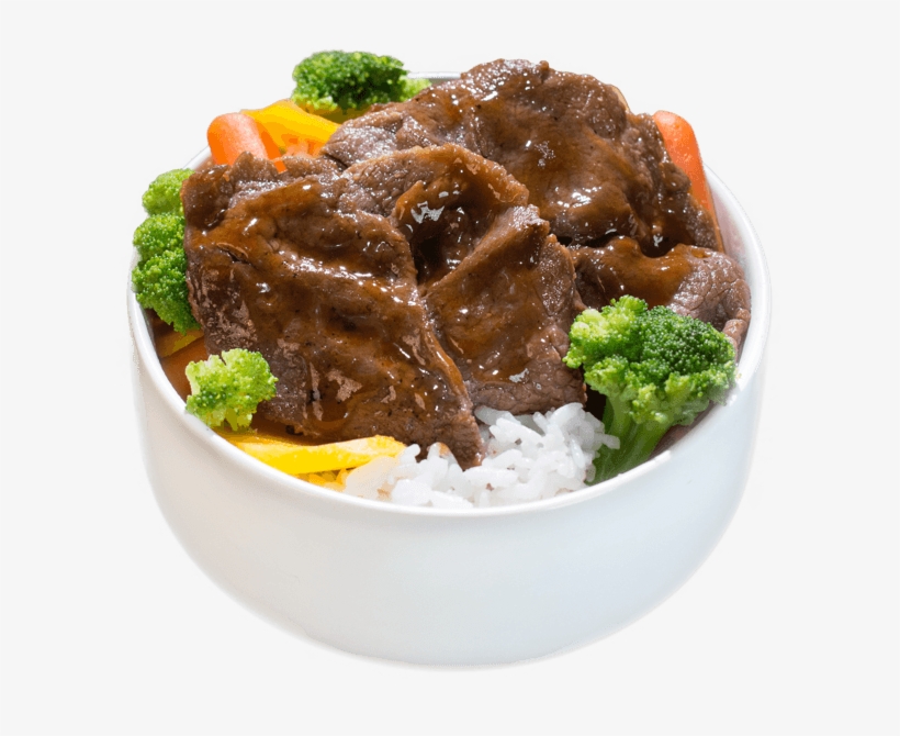 Teriyaki Beef Bowl With Rice And Veggies - L&l Hawaiian Bbq Beef Bowl, transparent png #1373219