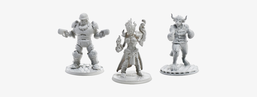 Our Plastic Miniatures Are An Acrylic Plastic Coated - Premium Plastic Hero Forge, transparent png #1373287