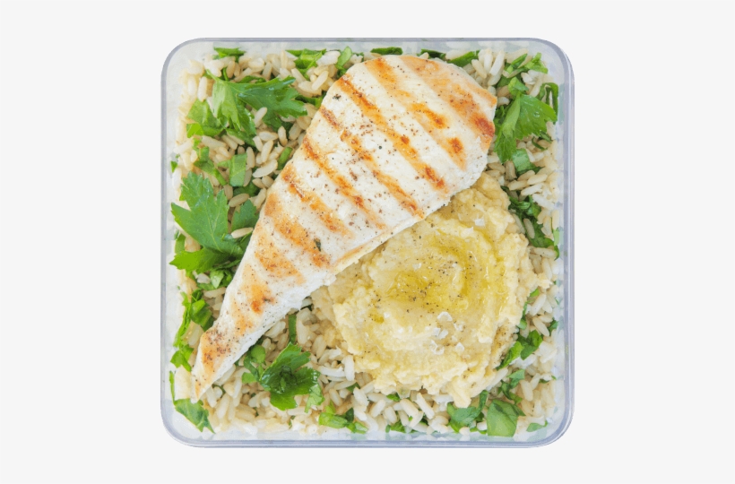 Chicken & Hummus Rice Bowl - Recipe, transparent png #1374118