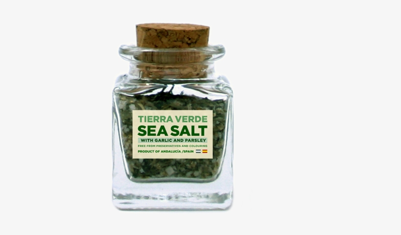 Sea Salt With Garlic And Parsley - Tierra Verde, transparent png #1374365