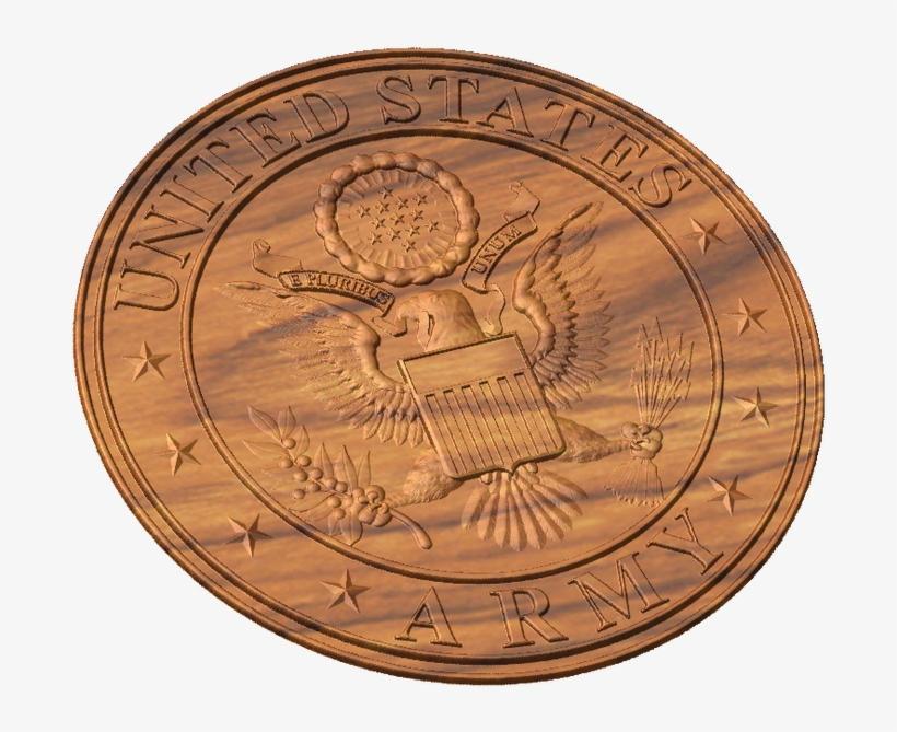 Army Logo A 2 - Gold, transparent png #1374452