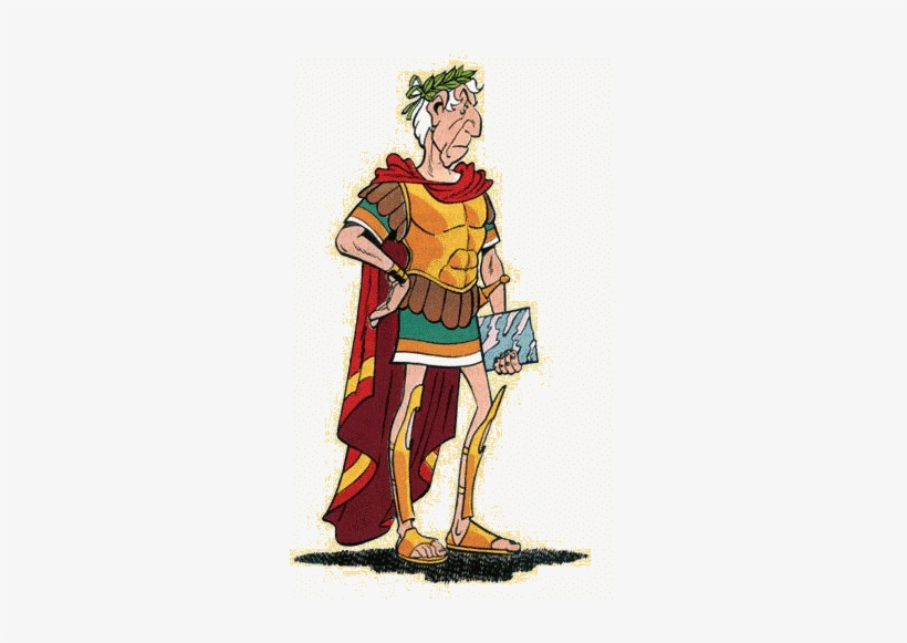 Julius Caesar Love His Looks From Asterix The Most - Asterix And Obelix Cesar, transparent png #1374905