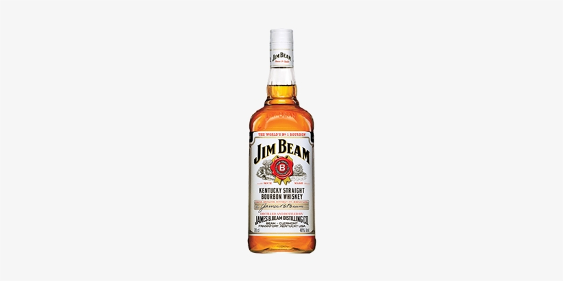 Jim Beam - Jim Beam White Label - 1970s (70cl) Bourbon Whiskey, transparent png #1374910