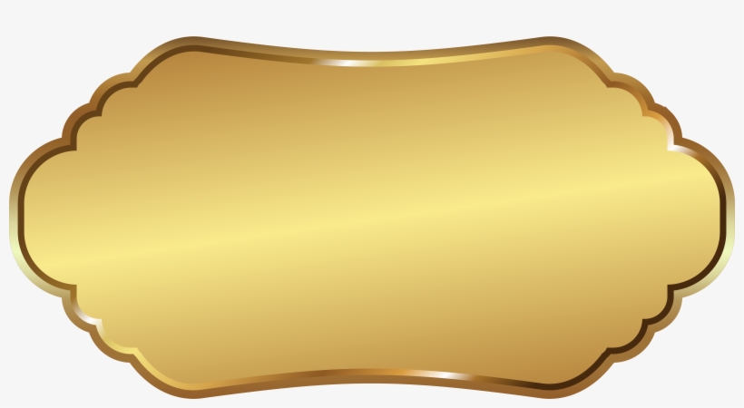 Gold Plate Png Image Freeuse Download - Serving Tray, transparent png #1374993