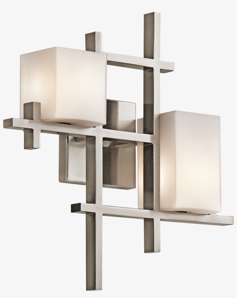 City Lights Collection 2 Lights Wall Sconce In Classic - Kichler City Lights, transparent png #1375099