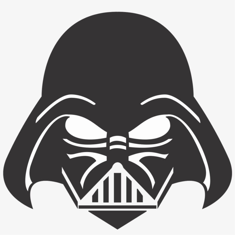 Darth Vader Face Png Clipart Transparent Stock - Darth Vader Head Silhouette, transparent png #1375118