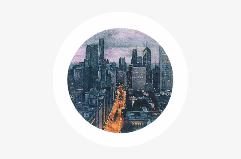 The City Lights - Illustration, transparent png #1375173